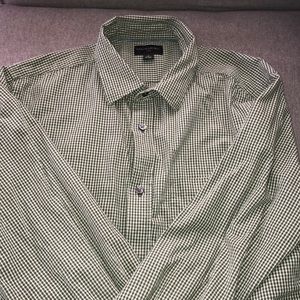 Green Plaid Button Down